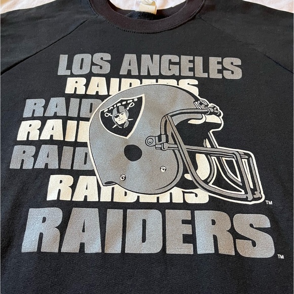 Vtg LA Raider Sweatshirt by Garan Large - Picture 7 of 7